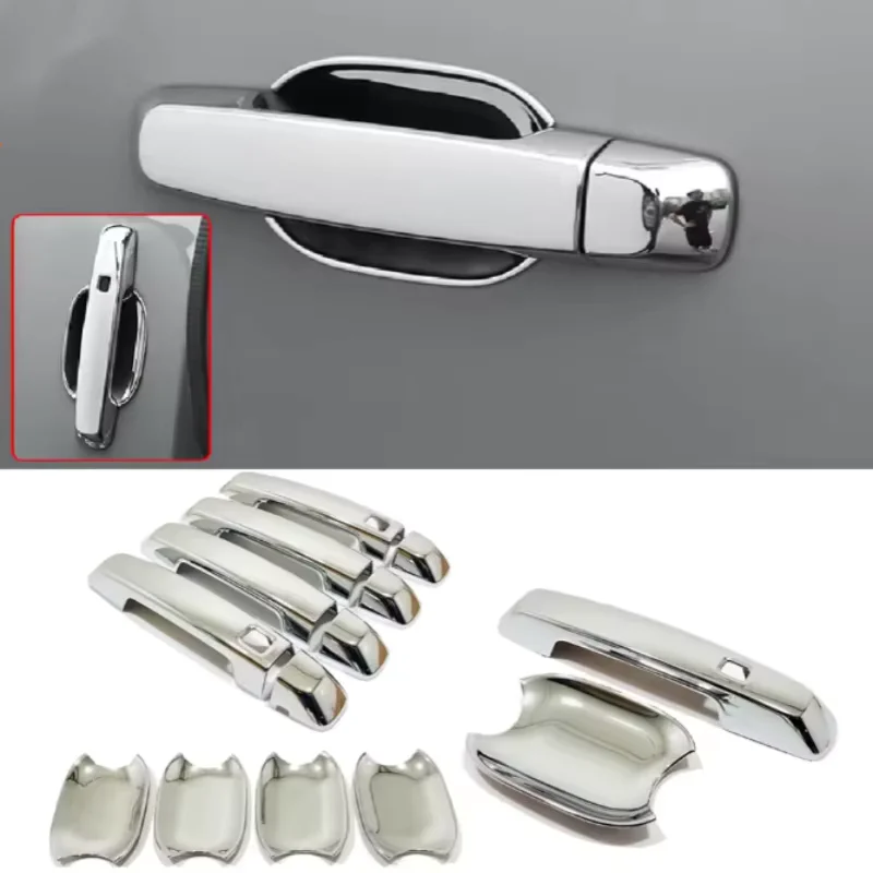 For Great Wall GWM Tank 300 Tank300 2021-2023 Door Handle Cover Bowl Glossy Black Auto Stickers Car Styling Exterior Accessories view 3