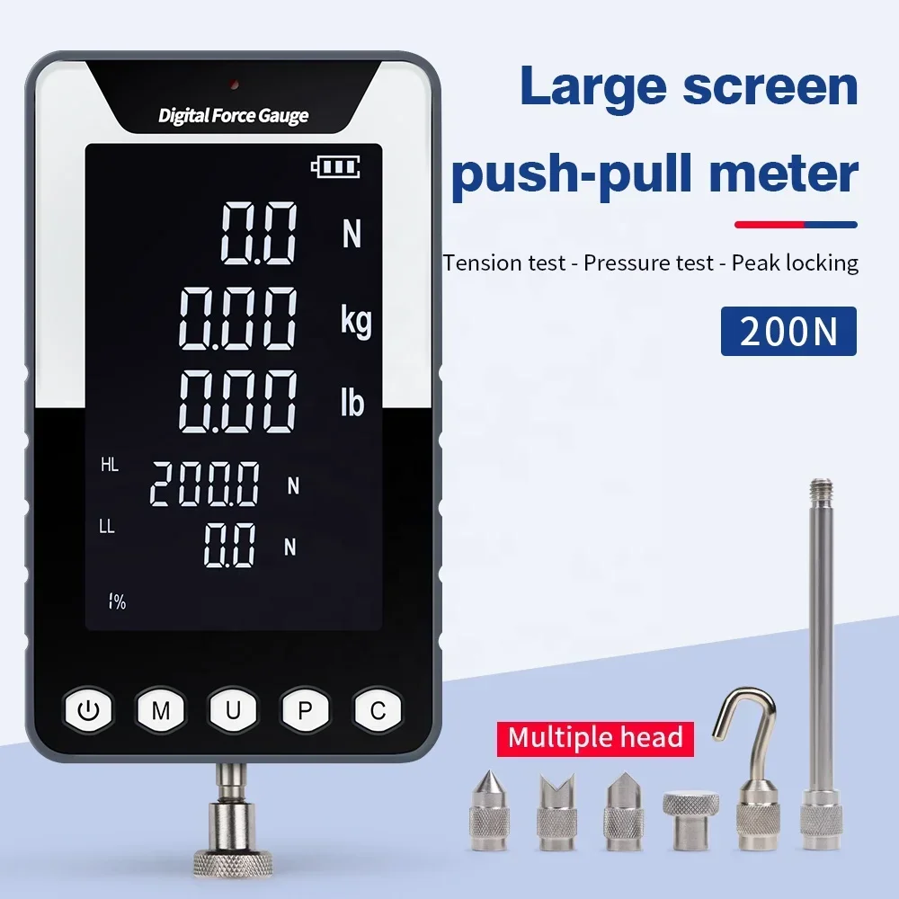 2026 High-Precision Sensor 20Kg Push Tension Meter Digital Force Gauge Push-Pull Meter