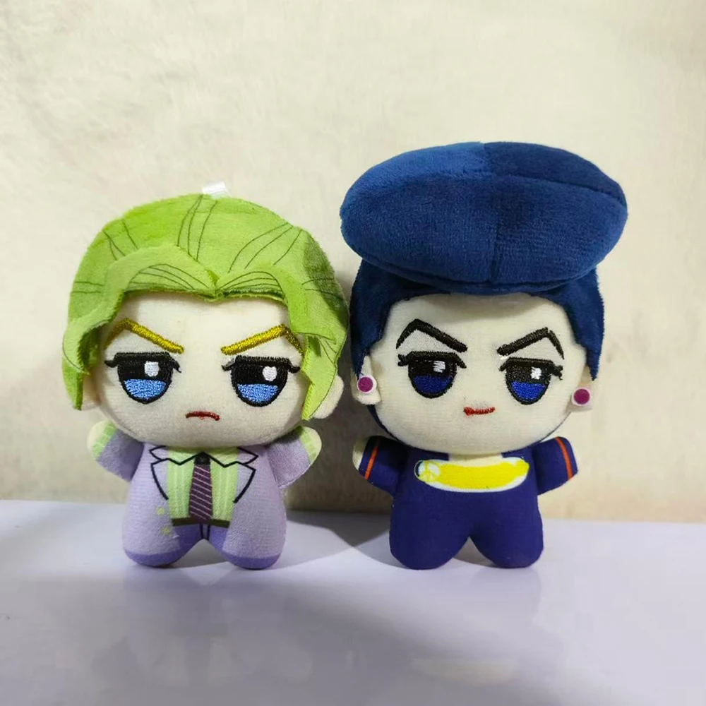 10cm JoJo's Bizarre Adventure Plush Doll Higashikata Josuke Stuffed Toy Fan Holiday Birthday Gift Kira Yoshikage Plusie Doll