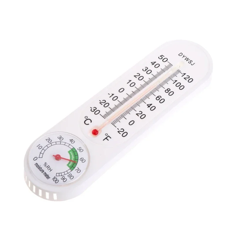 Thermometer Hygrometer Wall Hung Room Electronic Temperature Humidity Meter Gauge For Home Office