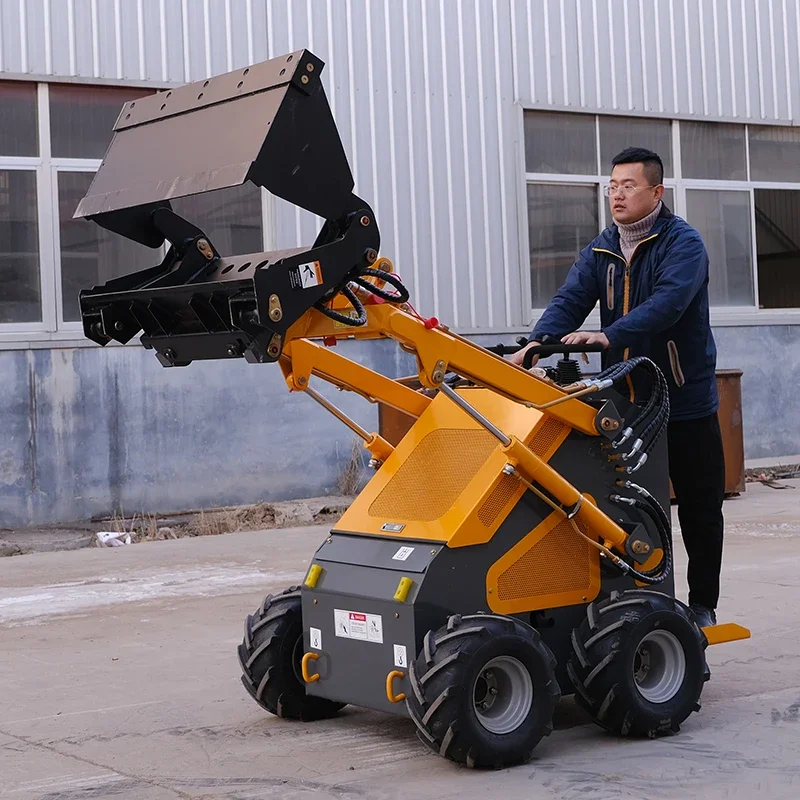 China Famous Brand Good Service Skid Steer Loader 308 in Stock with High Efficiency Mini Agricultural Skid Steer Factory Price