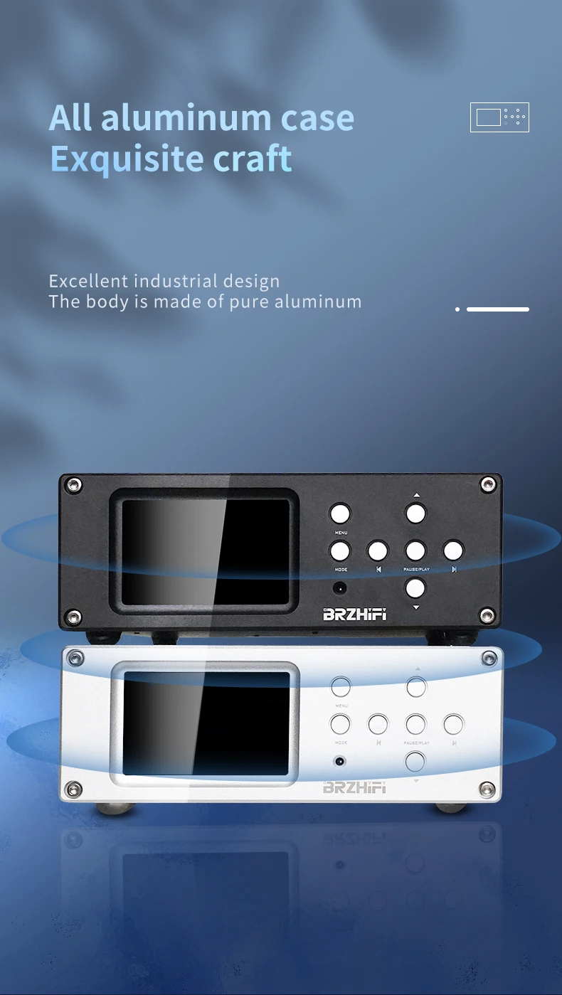 2022newCool breeze DV20C flagowy cyfrowy gramofon U dysk bezstratny odtwarzacz DSD twardy dekoder APE WAV DAC