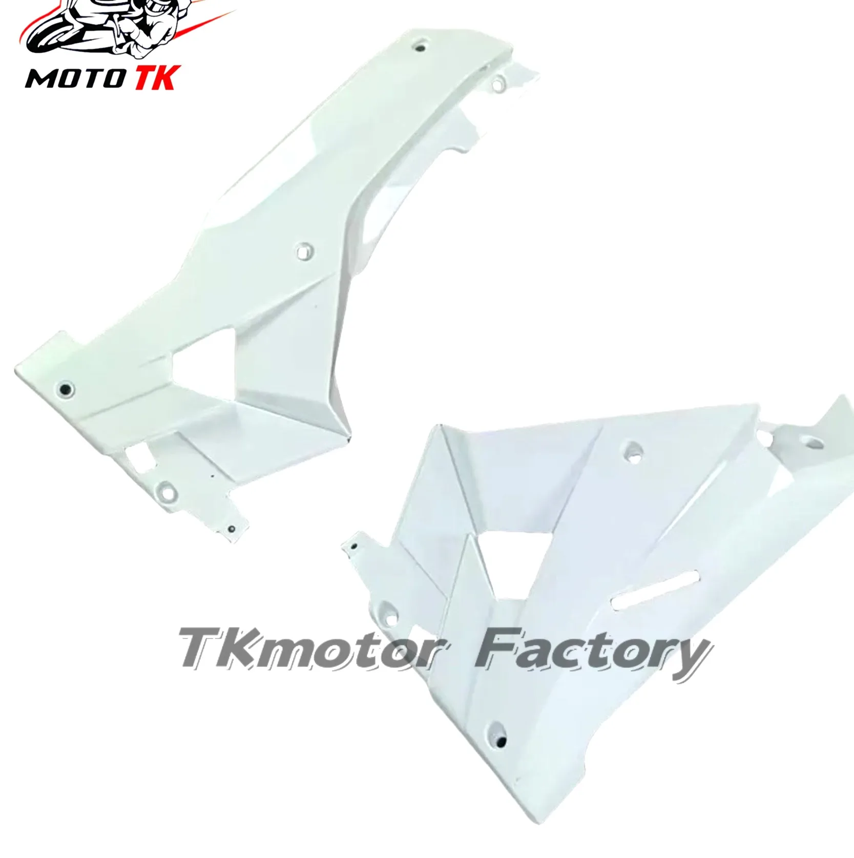 New ABS Fairing Kit - Motorcycle Fairing Set Body Kit Plastic For APRILIA RS457 2024 2025 Accessories Full Bodywork Cowl White B 3