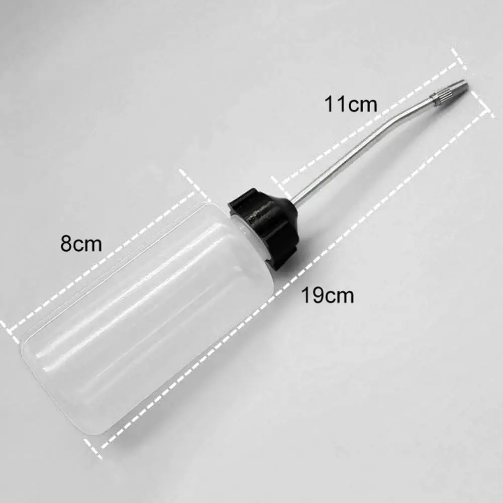 120ml Innovative Machine Oiler Long Mouth Plastic Clear Scale Transparent Oil Pot Bottle Sewing Supplies