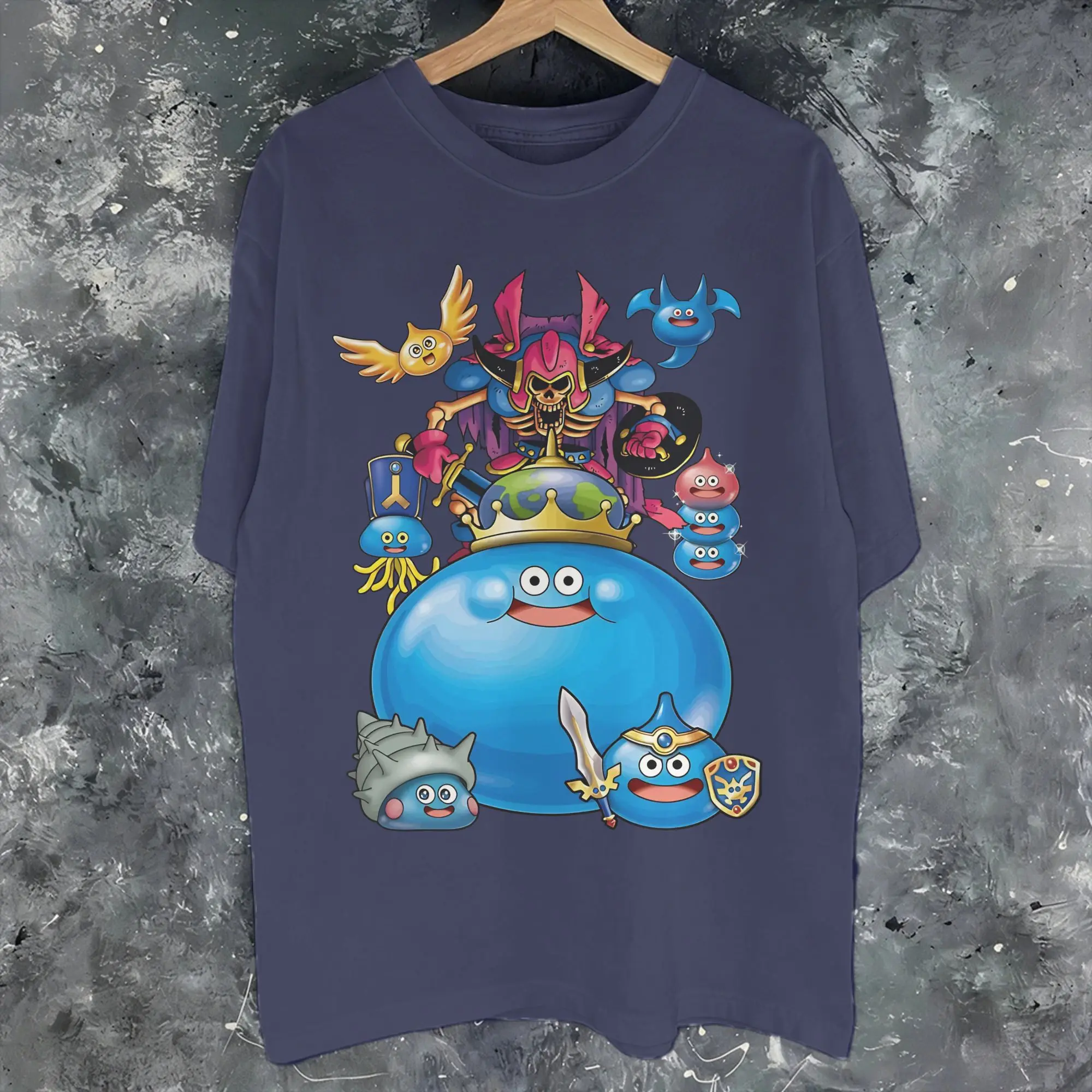 Dragon Quest slime Accessories Men Women T Shirt Cotton Tee Graphic Printed  T-shirt Clothing