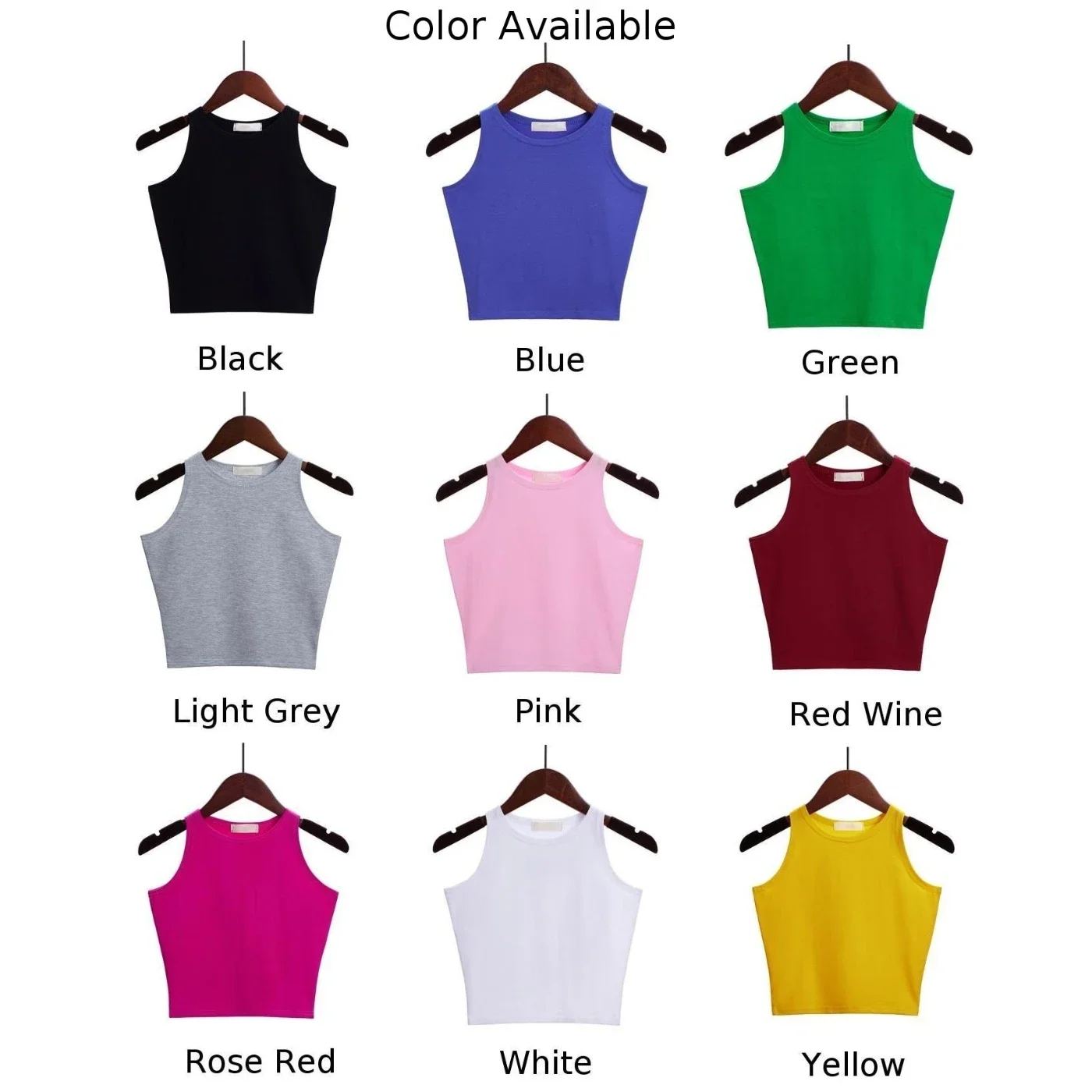 Women Summer Sleeveless Halter Basic Blouse Tops Sports Yoga Tank Casual Crew Neck Tank Tops Comfortable Soft Slim Clothing