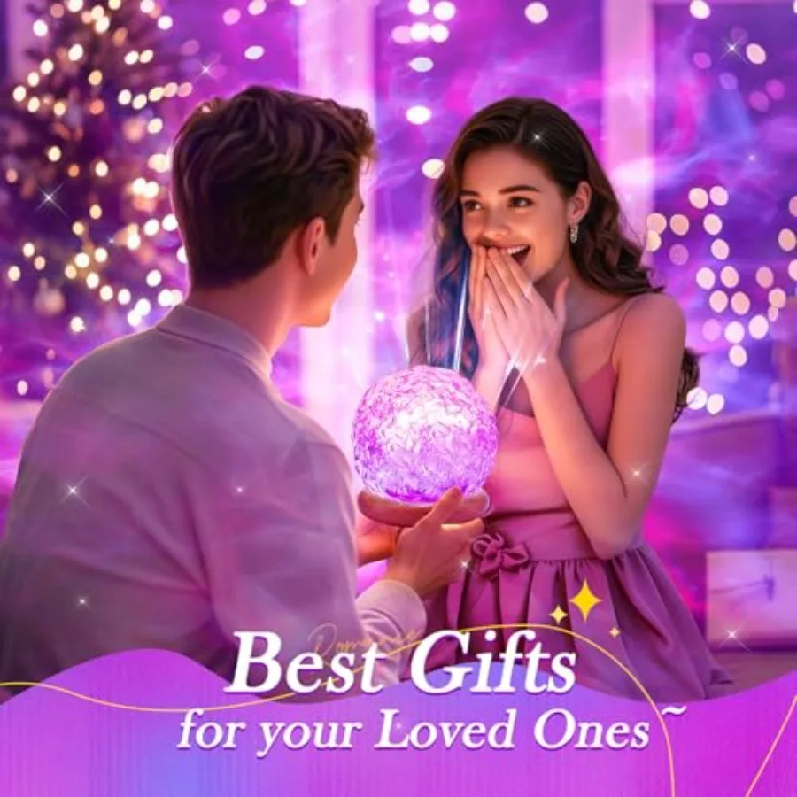 Northern Lights Projector Mood Lighting18 Colors Aurora Light Projector for Bedroom Dimmable Aura Light Projector/Ambient Light