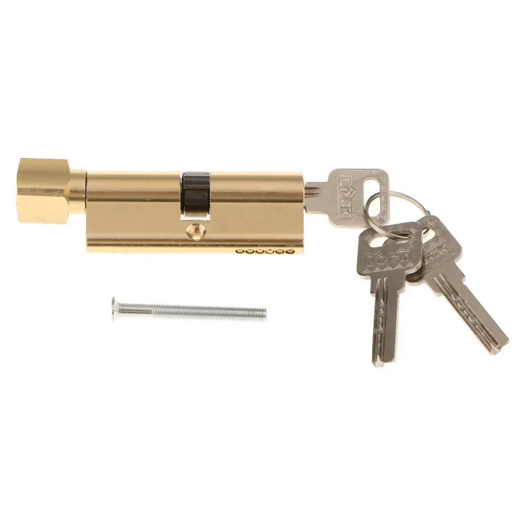 Copper Keys Cylinder Door Lock Core Security with Three keys