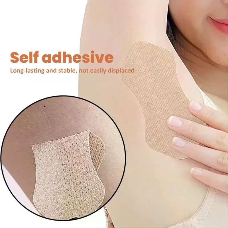 10/30PCS Deodorant Underarm Sweat Stickers Breathable Soft Hypoallergenic Armpit Patch Underarm Sweat Patch