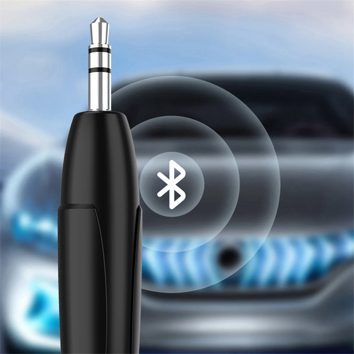 

COTS-tBluetooth Compatible 5.0 Receiver 3.5mm Jack Car AUX Hands-Free Stereo Music Audio Adapter for Headphones