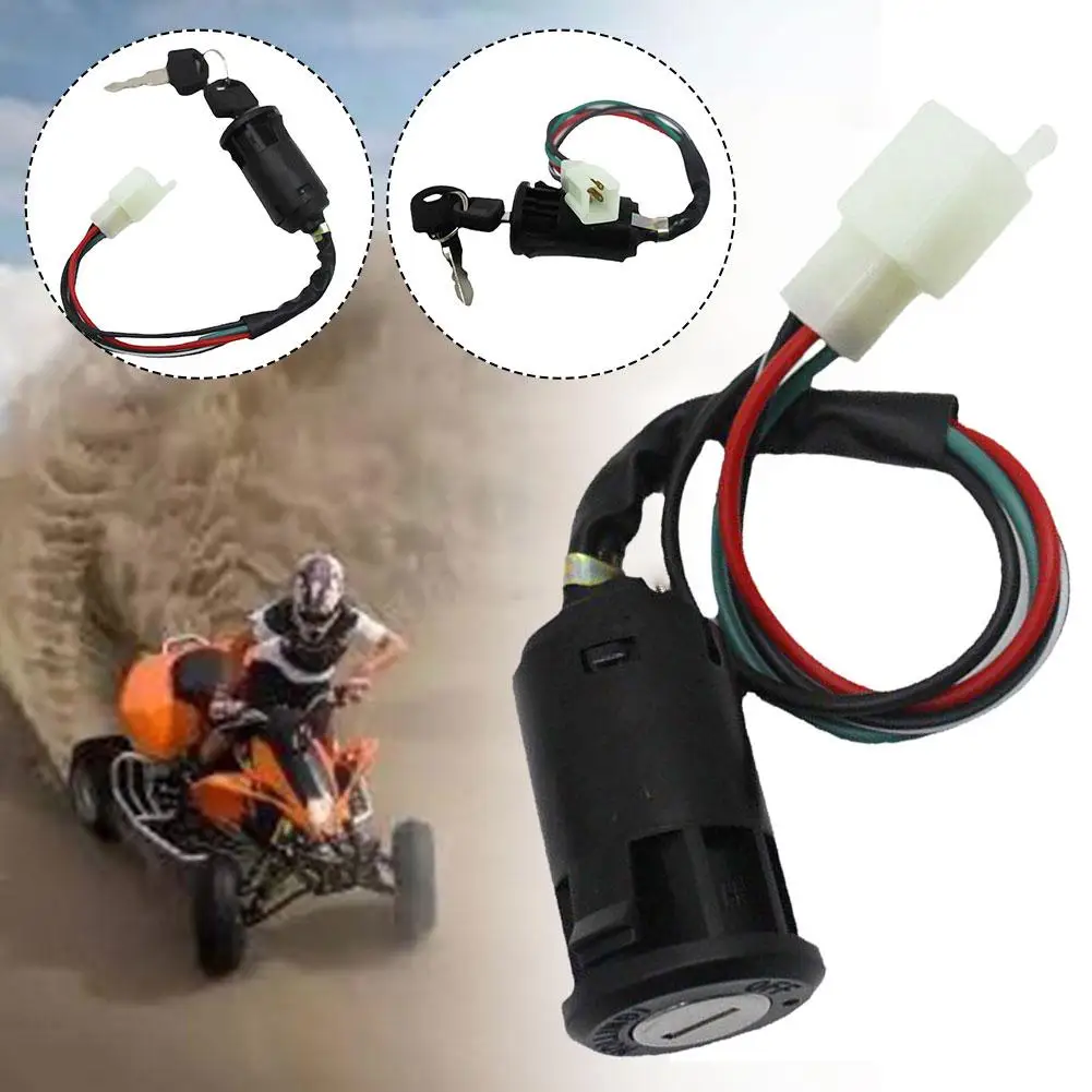 

Новый высококачественный 1PC50cc-250cc Quad4 Wheeler ATV зажигание для SUZUKI Dirt Pit Bike подходит для мотоцикла, ключ запуска E4D9
