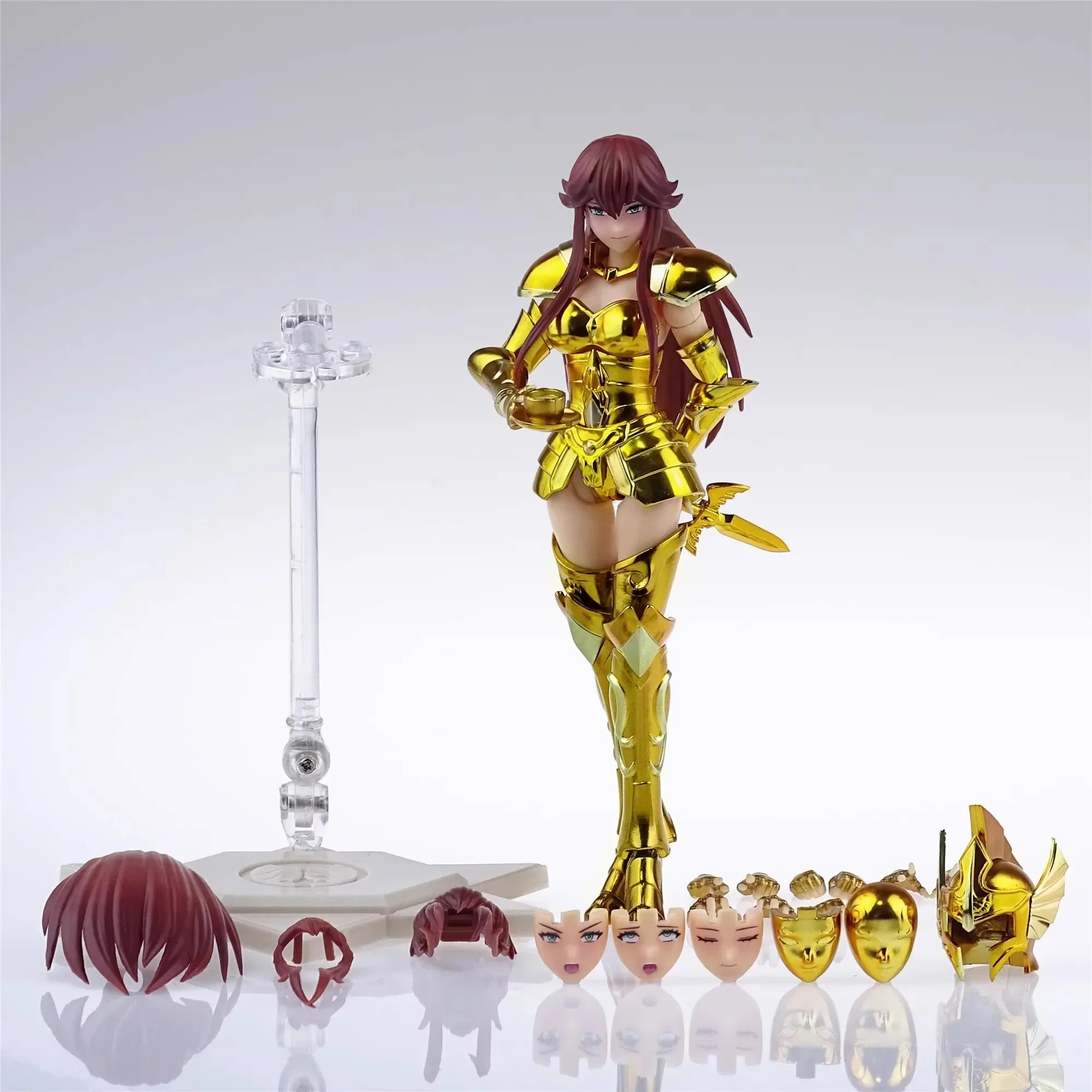 

[ In-stock ] Great Toys Saint Seiya Myth Cloth Ex Holy Contract Female Gemini Cheryl Action Figure Knights Of Zodiac Gt