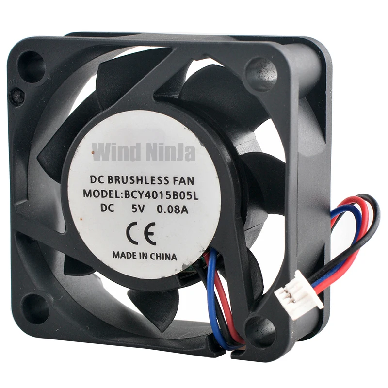 BCY4015B05L 4cm 40mm fan 40x40x15mm DC5V 0.08A 3pin Dual ball bearing quiet axial fan cooling fan for power supply