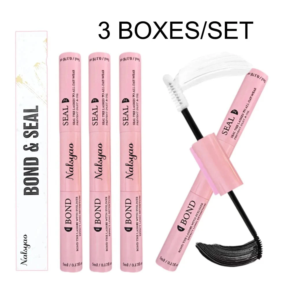 Customize lash glue Wholesale eyelash glue Lash Bond and Sealant for Cluster Waterproof Clear Coating Raincoat Strong Tasteless