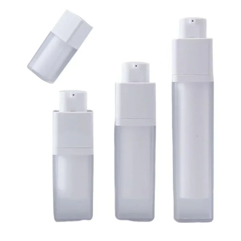 5Pcs 15ml-50ml Lotion Vacuum Empty Bottle Outdoor Cosmetics Travel Portable Multi-use Skincare Plastic Cosmetic Dispensers