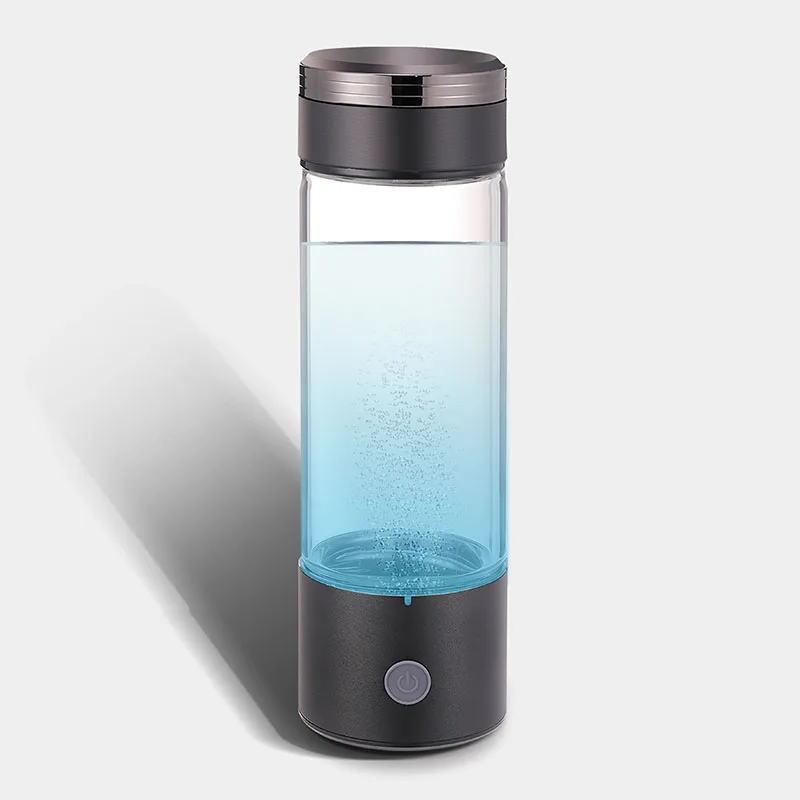 Healthy Hydrogen Rich Water Cup Transparent Glass Bottle 3000PPB High Concentration Hydrogen Molecules Customized Water Bottle