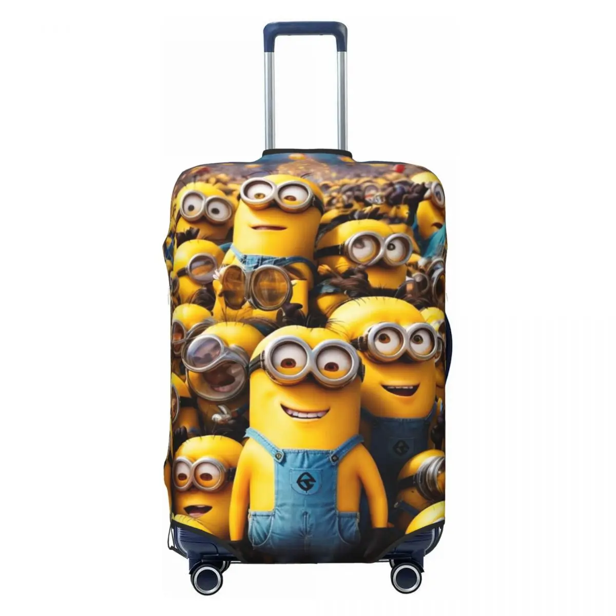 

Funny Cartoon Minions Luggage Cover Protector Elastic Travel Suitcase Covers