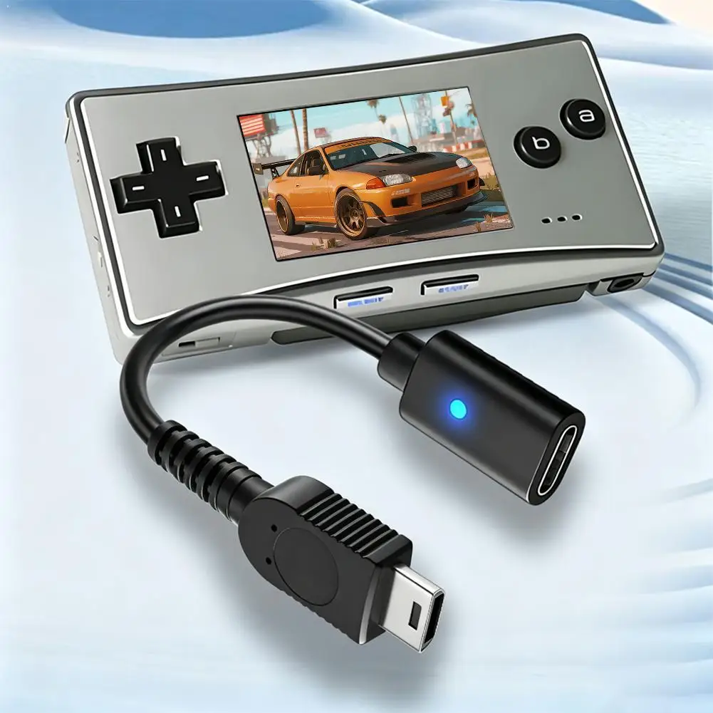 10cm USB C Charging Cable For GBM Console Gaming Controller Power For Game Boy Convert Cable Accessories
