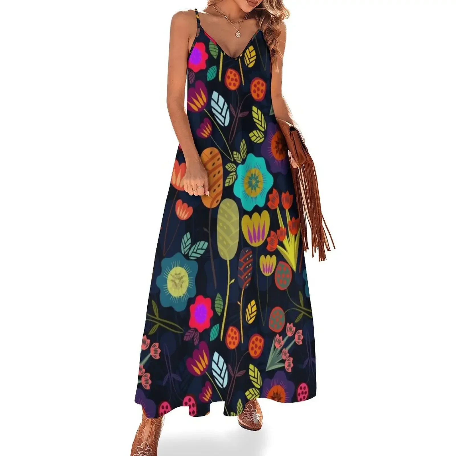 

Magical night garden Sleeveless Dress beach dresses summer clothes for women summer dress women 2025 Dress