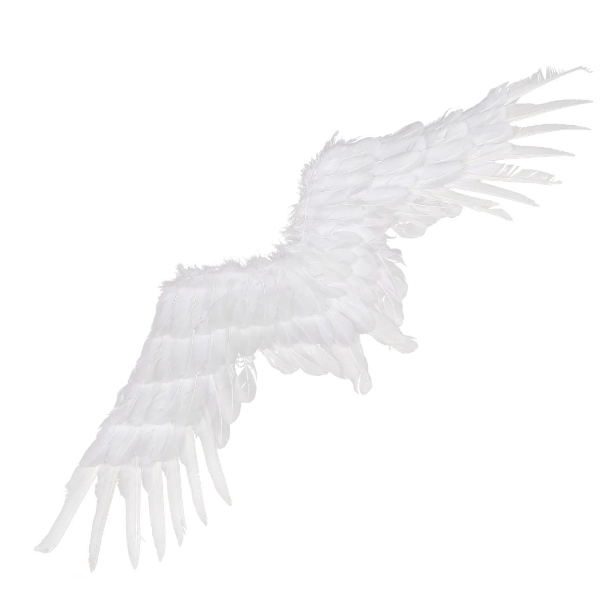 

White Fairy Wings for Adults Kids Halloween Costume Banquet Accessory Adjustable Straps Lightweight Design