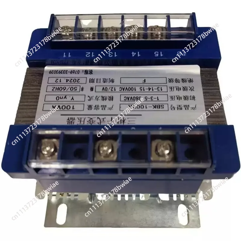 Three-Phase Dry-Type Transformer 380V to 100V 100W Transformer SBK100VA Three-Phase 4-Wire Metering and Sampling