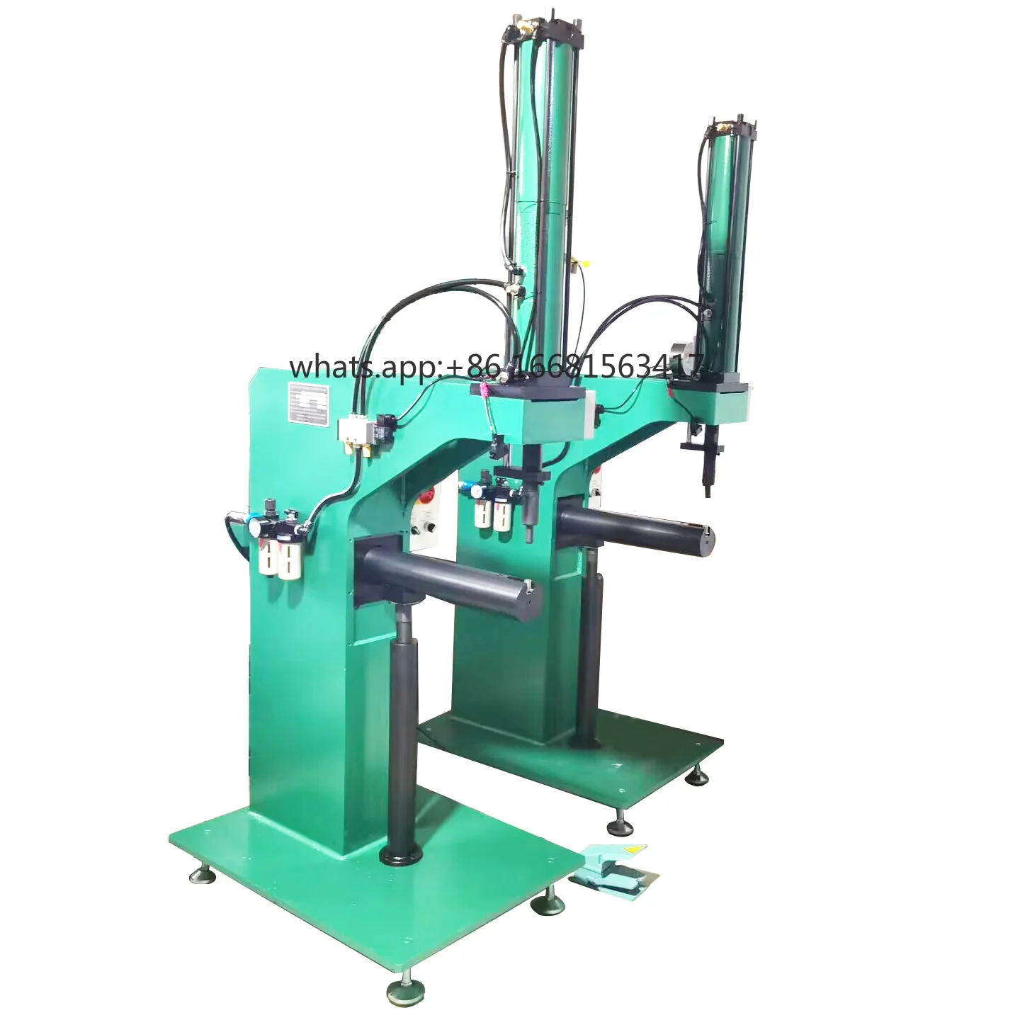 New Arrival Usun Model : ULYE 8 Tons C Frame Air Hydraulic Riveting Clinching Press Machine For Round Air Valve