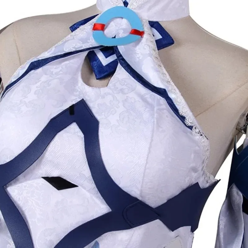 أنيمي لعبة هونكاي تأثير 3 Sushang تأثيري حلي شعر مستعار لطيف فستان احتفالي هالوين كرنفال Sushang Li فستان