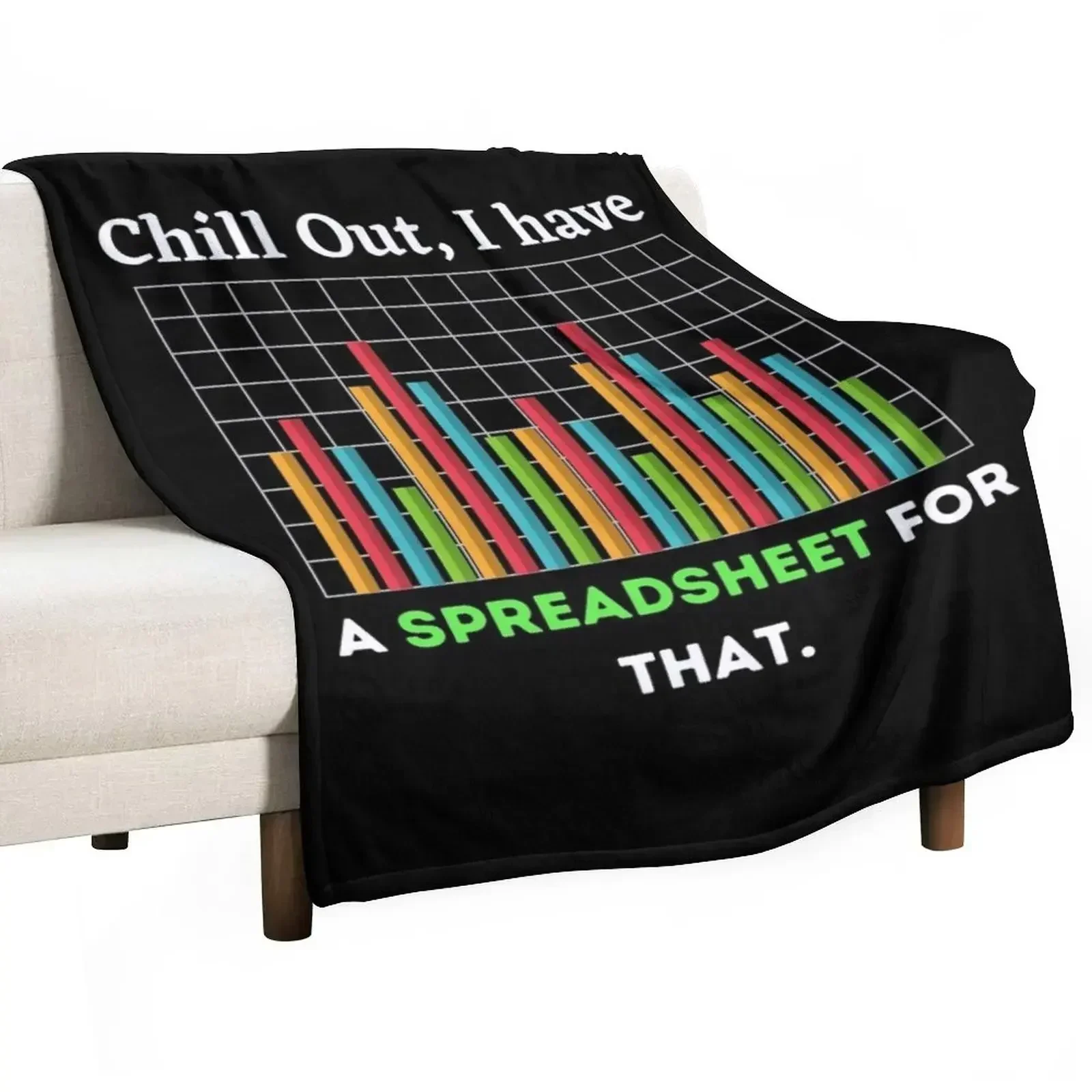 Relax i have a spreadsheet for that chill out. Throw Blanket Warm Throw Blanket Gift for Anniversary