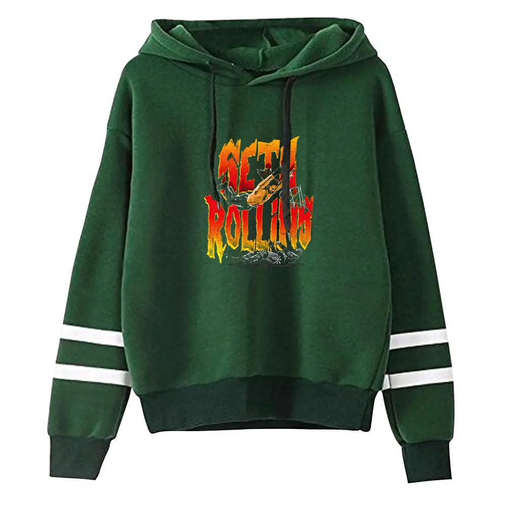 Seth Rollins Merch Vintage 90s Sudadera con capucha Moda Sudadera con capucha Jersey Deporte Sudadera Streetwear Sudadera