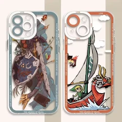 Game The Legend of Zeldas Phone Case For iPhone 16 15 14 13 12 11 Pro Max XS X XR 7 8 SE Link Mipha Cover