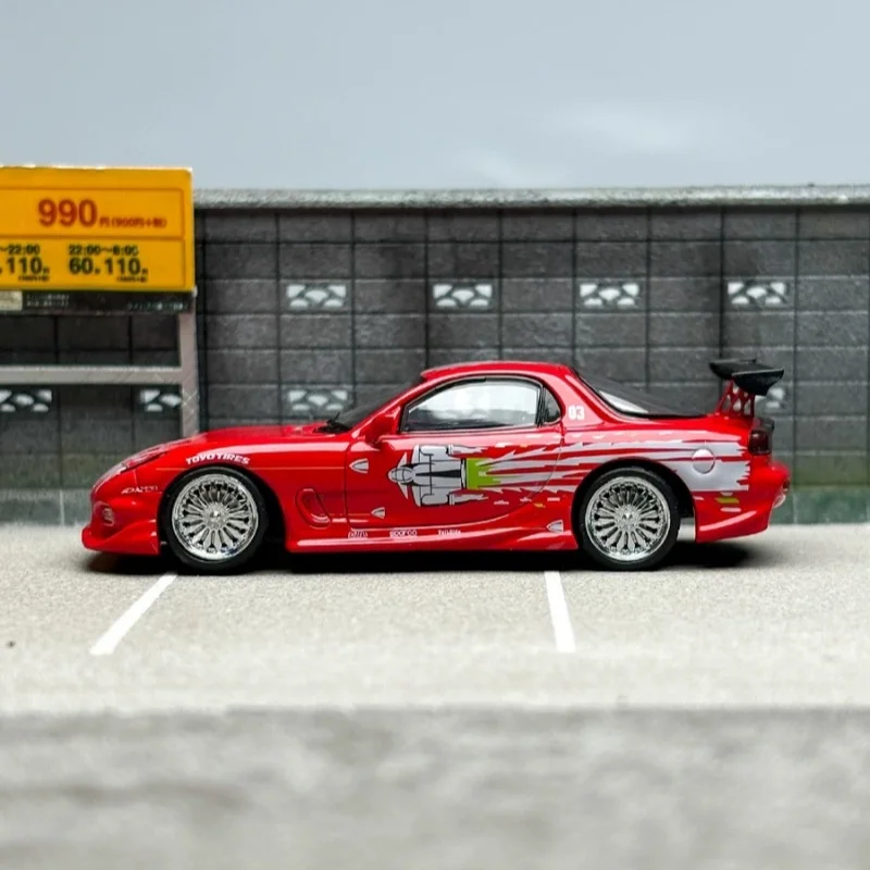 Mortal 1:64 Mazda RX-7 Veilside version alloy car model