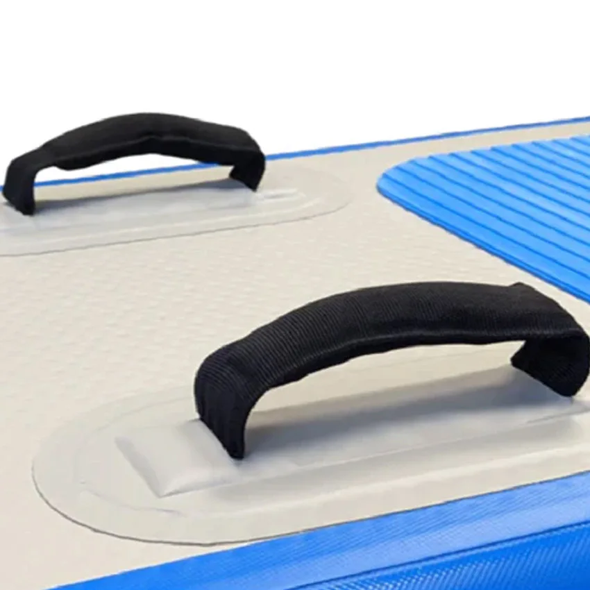 야외용 워터 스키 놀이기구 토보건 바닥형 풍선 눈썰매 에어 슬라이드 썰매 손잡이 포함