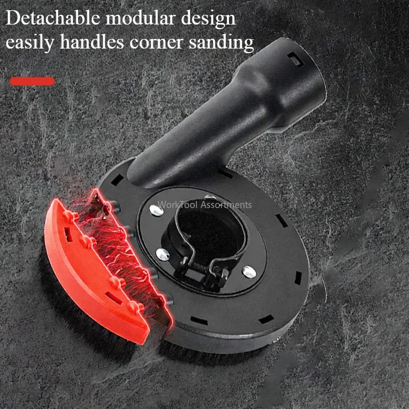 Angle Grinder Dust Collection Shroud Vacuum Suction Protective Cover For Concrete Stone Grinding Cutting Dustless Polishing Hood