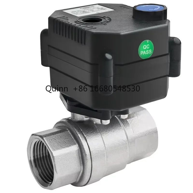 VD BSP Stainless Steel Manual & Electric Actuator 12V-24V Water Flow Control Ball Valve Diaphragm OEM Motorized Electric Actuato