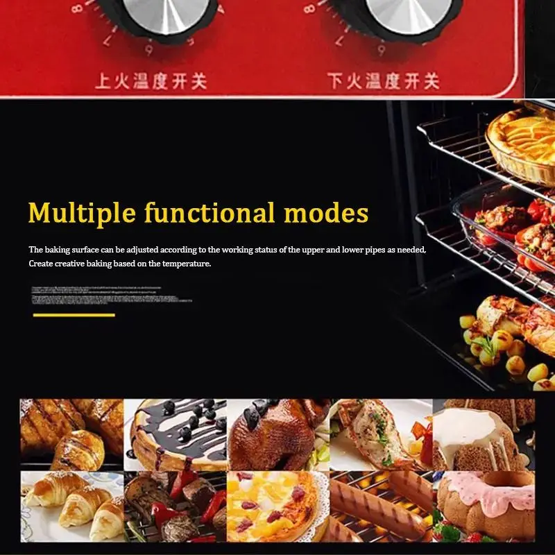 

Электрическая конвейерная печь для пиццы, хлебопечка для пиццы, машина с цифровым таймером, печь для выпечки пиццы