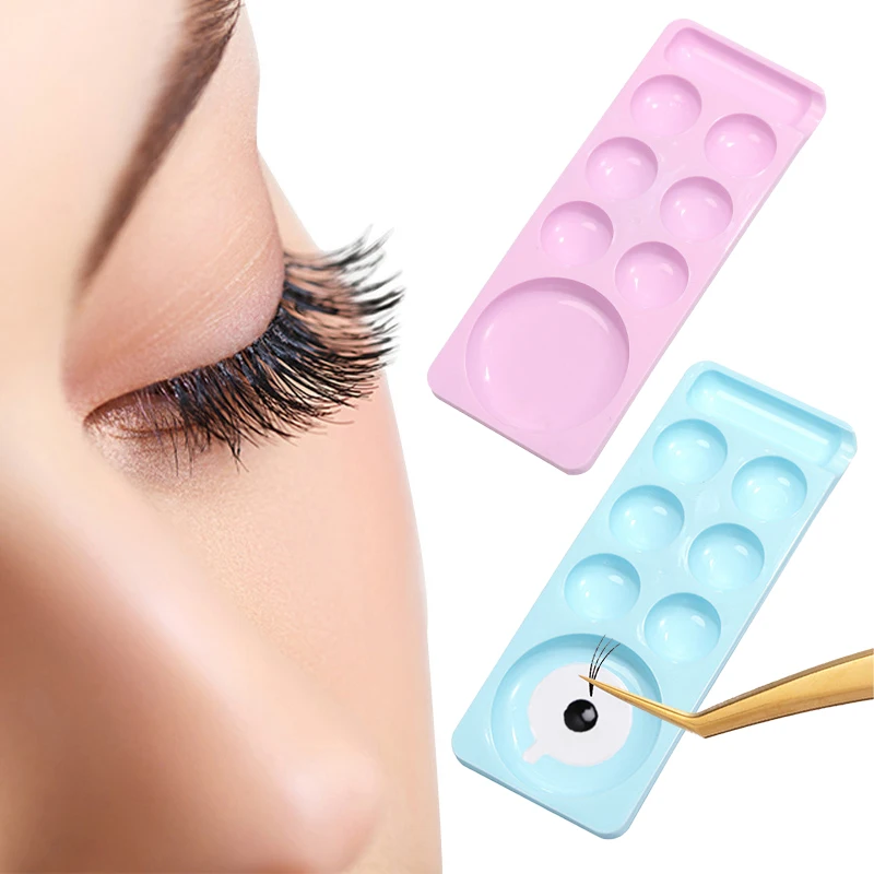 Beauty Eyelash Palettes Eyelash Lifting Cleaning Tray Eyelash Lifting Tools Eyelash Tinting Accessories Makeup Tools