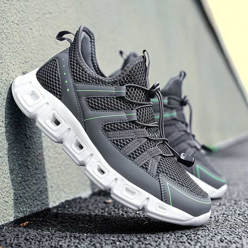 

Мужская защитная обувь, новая летняя противоскользящая спортивная повседневная обувь с защитой от столкновений, уличные дышащие легкие рабочие мужские кроссовки до щиколотки