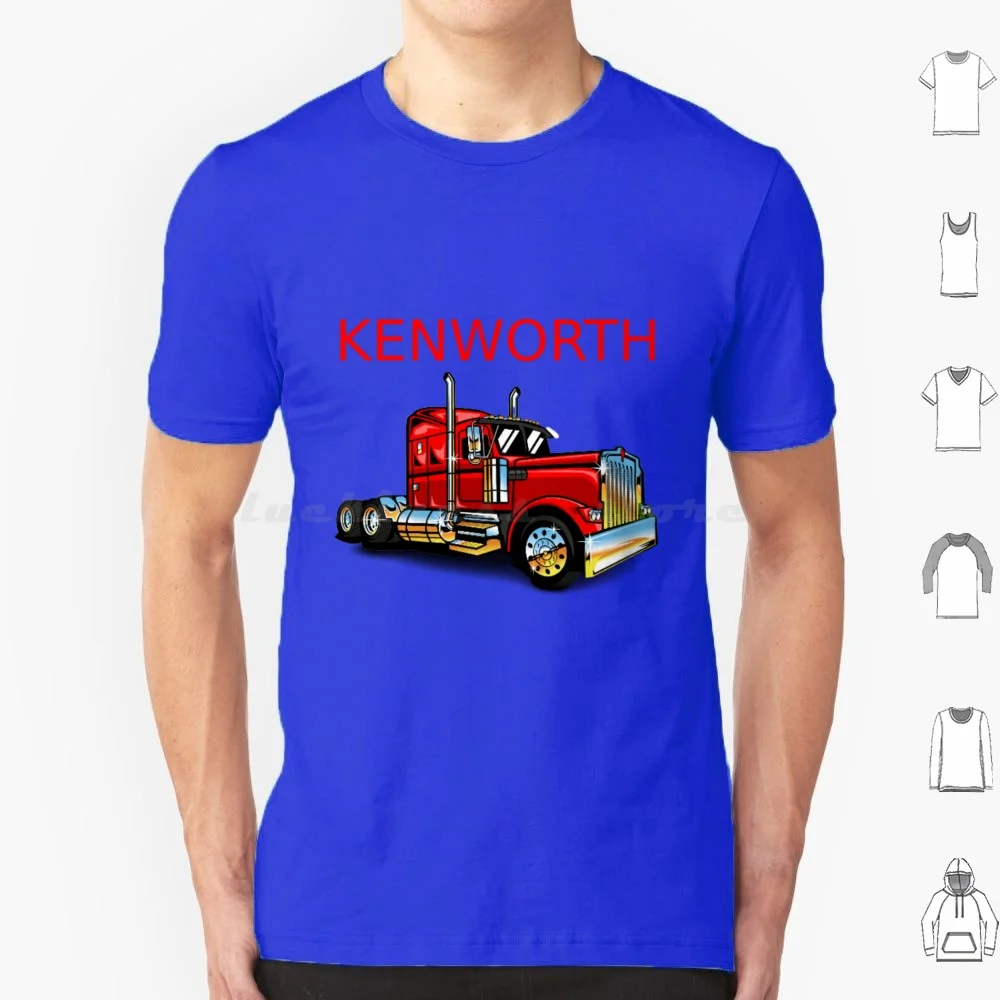 Kenworth T Shirt Cotton Men Women DIY Print Kenworth Trucker Road Transport Popular