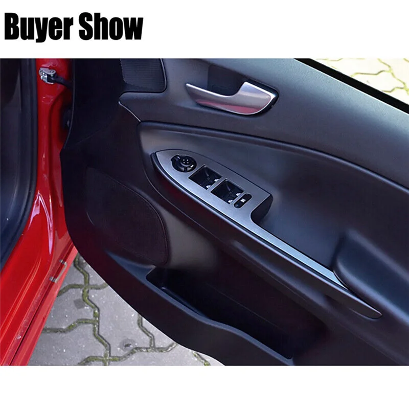 

LEFT&RIGHT Inside Interior Door Handle Trim Replacement Parts Accessories 156092167 156092165 For Alfa Romeo Giulietta 2010-2019