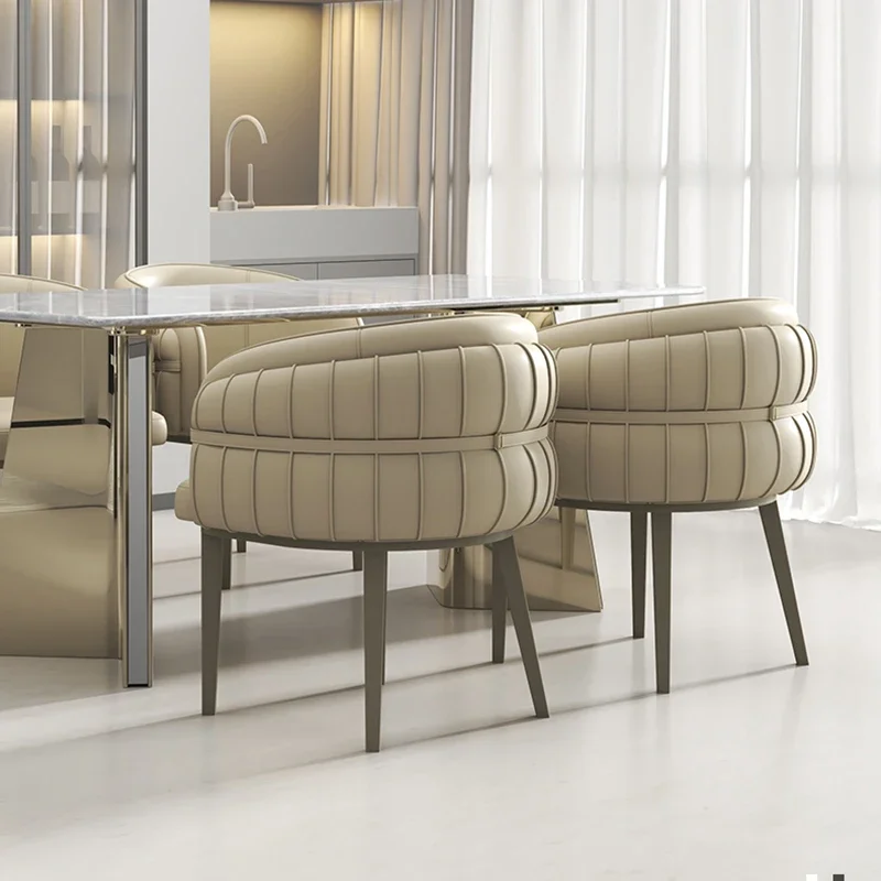Italian Modern Dining Chairs Minimalist Designer Luxury Nordic Dining Chairs European Vintage Sedie Sala Da Pranzo Furniture