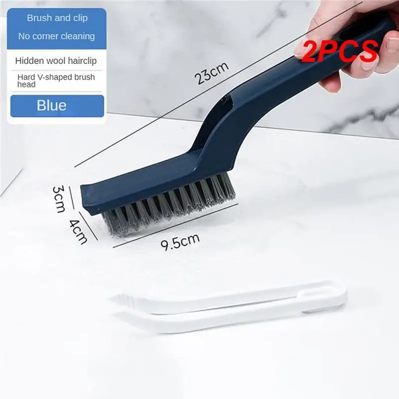 Bathroom Gap Cleaning Brush Gap Brush Chuck Small Clip Hair Window Cleaner Brush Kitchen Multifunctional Ground Seam Brush