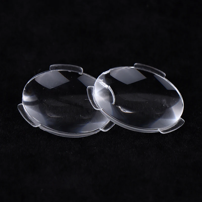 10Pcs 25*45MM BiConvex Ultra Clear Lens For Google Cardboard Virtual Reality 3D VR Glasses 2-5mm Thickness