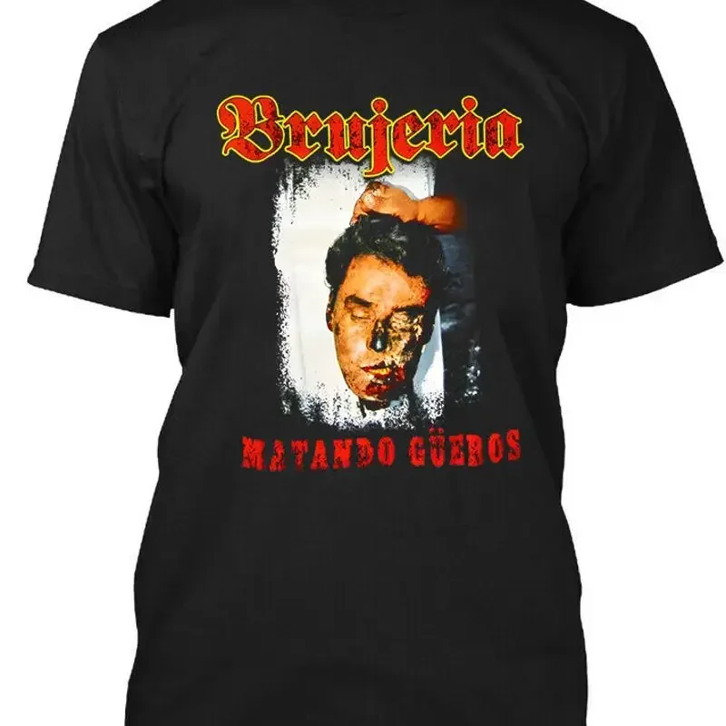 Brujeria Matando G ºeros American Death Music Group Retro Logo T SHIRT S 5XL