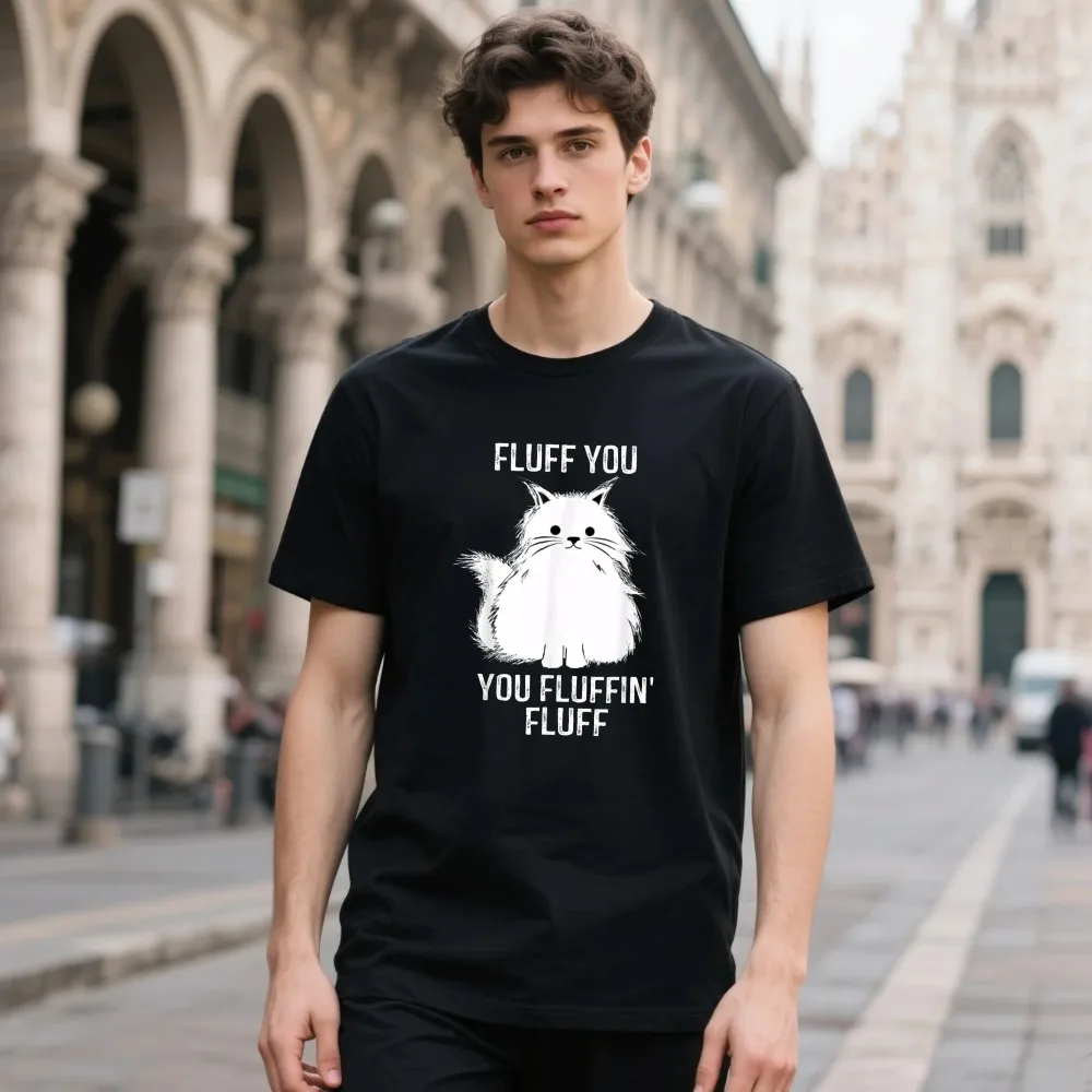 Cute Ragdoll Cat Print T Shirt Ragdoll Cat Lover Clothes Kawaii Animals Tops Men Clothes Harajuku Style Trendy Summer Tops