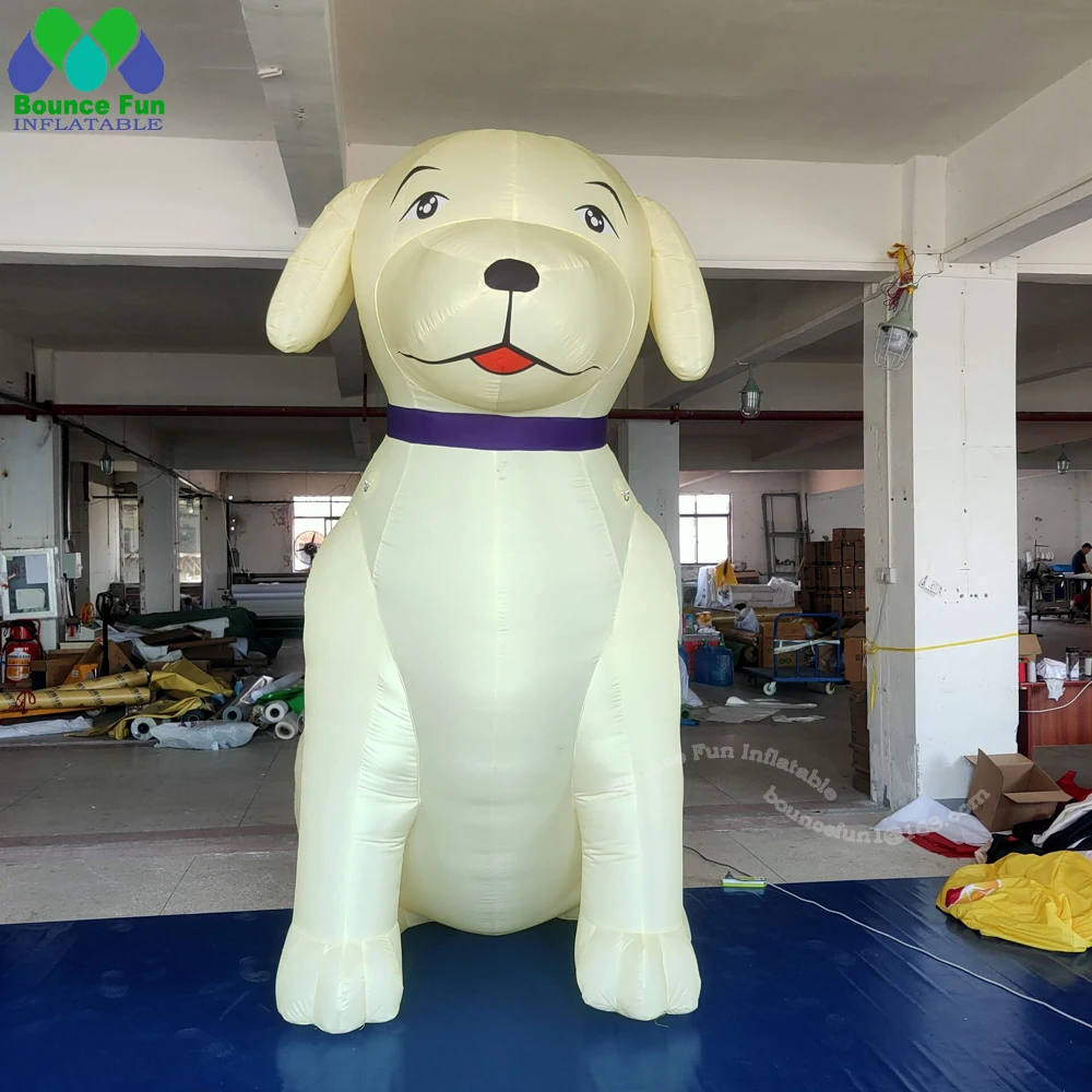 Dibujos animados de animales inflables para publicidad al aire libre, modelo de perro inflable gigante personalizado para eventos de promoción a precio competitivo