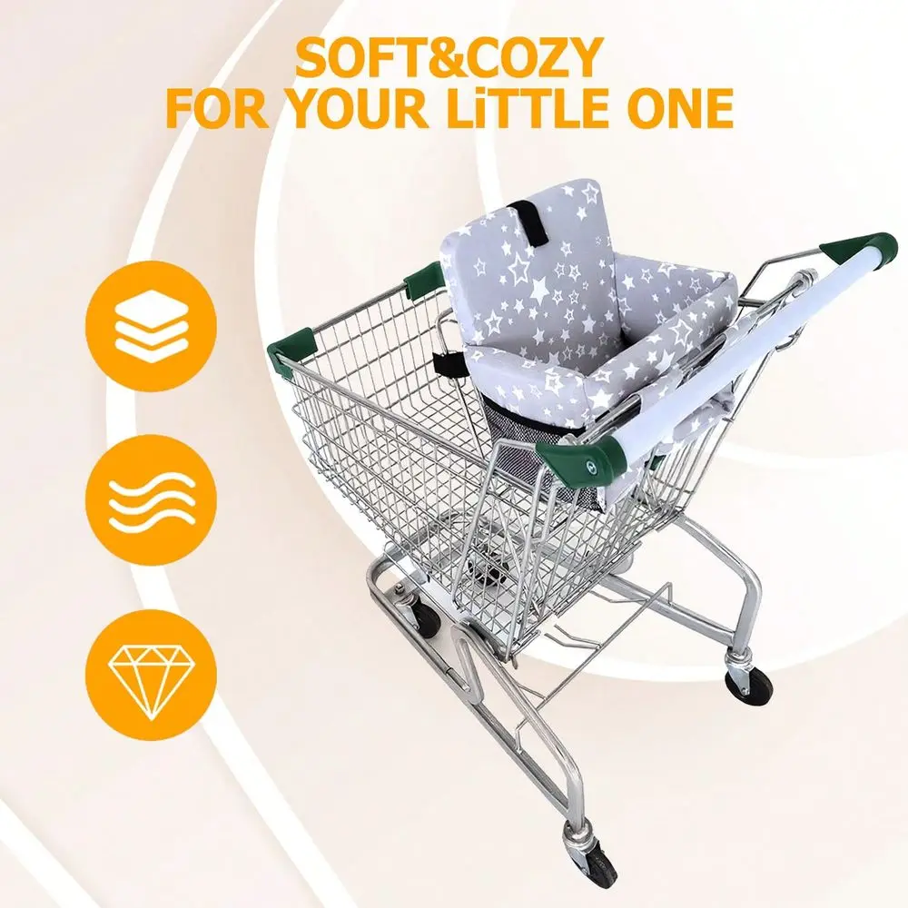 Children Shopping Cart High Chair Dining Chair Cushion, Soft Comfortable, Portable MultiFunction Kids Seat Pad