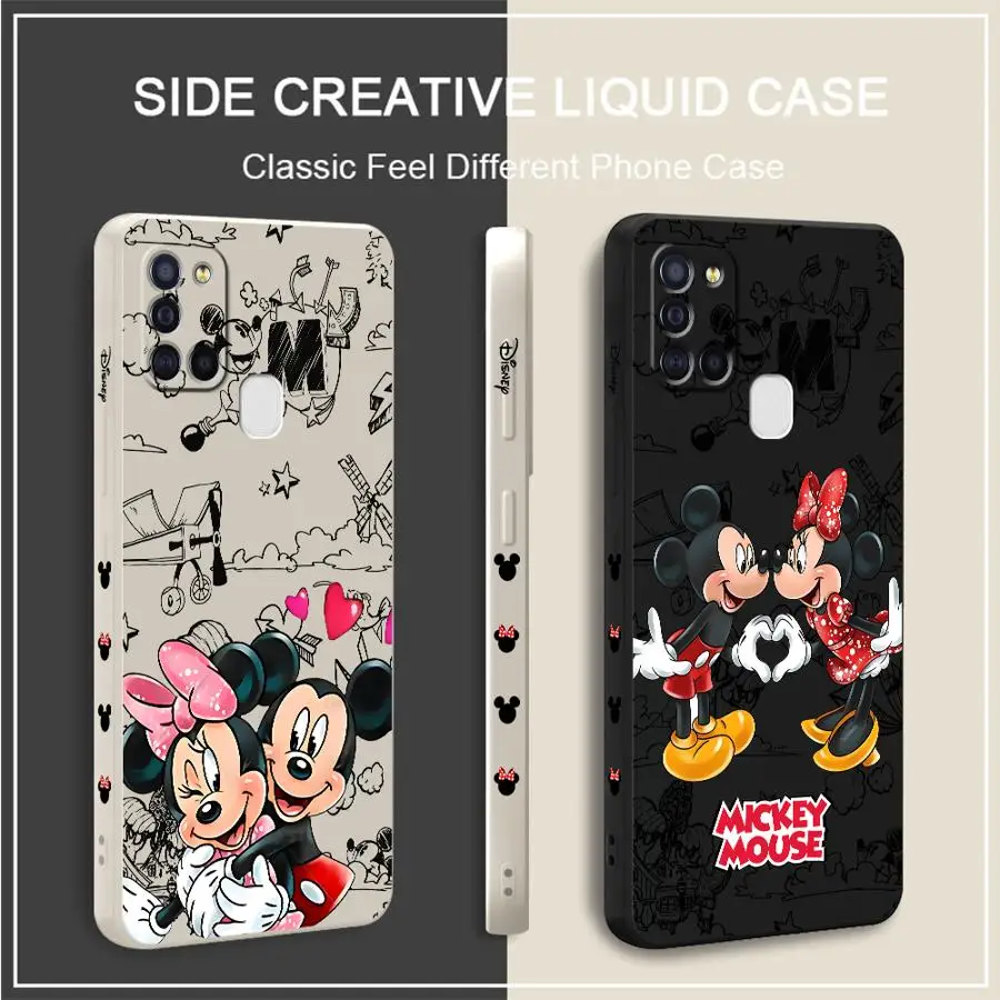 Disney Mickey Mouse Case for Samsung Galaxy A15 A52 A13 A25 A12 A23 A14 A53 A54 A32 A34 A42 A16 A22 Soft Phone Cover