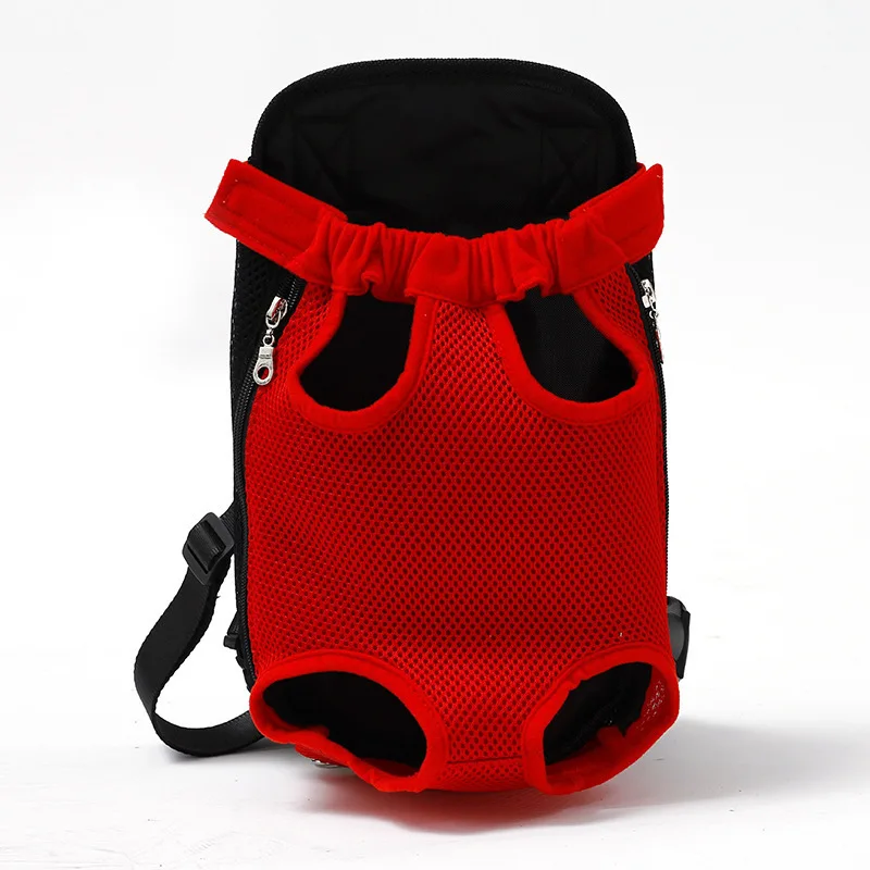 New Portable Pet Travel Bag Durable Washable Canvas Mesh Backpack Zipper Closure Cat & Dog Sling