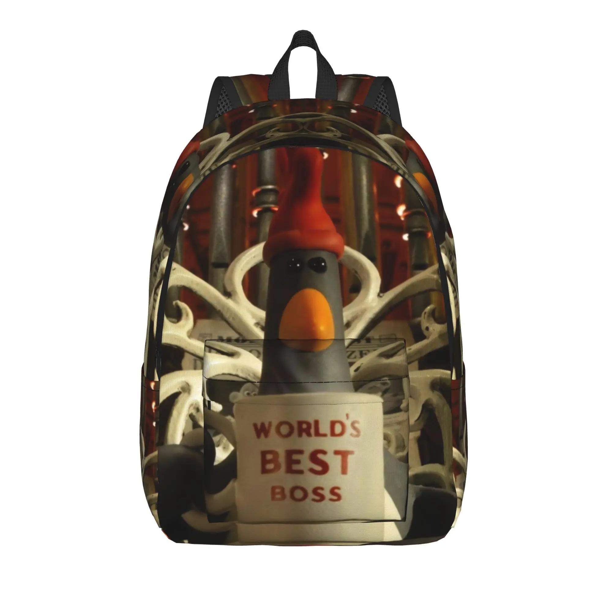 Feathers Penguin McGraws Classical Backpack Sports School Business Chicken Disguise Funny Daypack Men Women Laptop Shoulder Bag