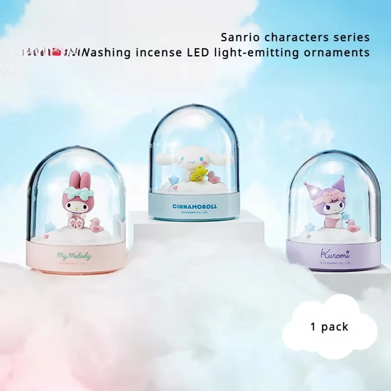 

Sanrio Washing Fragrance Series LED Luminous Night Light Ornament Kawaii Birthday Gift My Melody Kuromi Cinnamoroll